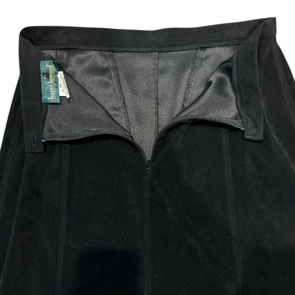 Harve Benard Petites Black 8P Maxi Pencil Skirt